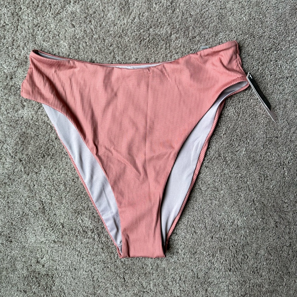 NWT VS high wasted ribbed bikini bottom